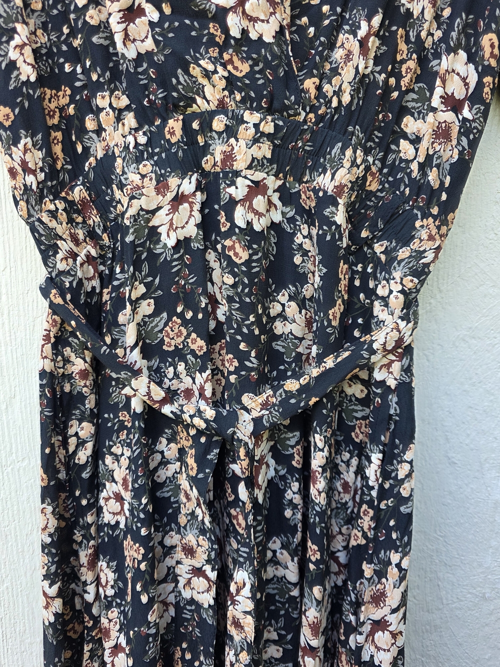Aura The Label Midi Dress Floral Small New Cottagecore Farmgirl Crochet - Picture 4 of 14